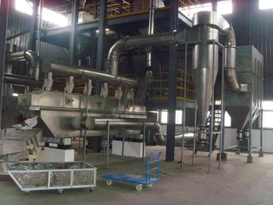 Titreşimli Akışkan Yataklı Kurutucu Gıda Endüstrisi Boyut Özelleştirilmiş Enerji Tasarrufu