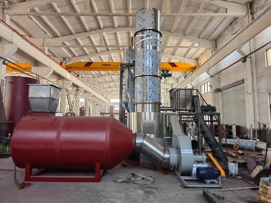 Yüksek Hızlı Hava Akışı Flaş Kurutma Makinesi Basit Kullanım Evaporatör Kurutucu