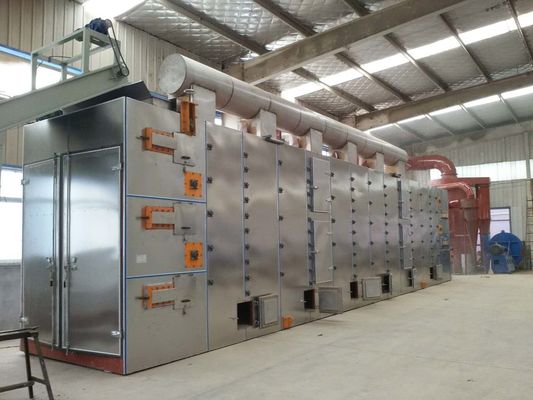 220V 380V Sürekli Kurutma Makinesi Endüstriyel Bantlı Kurutucu Kolay Kullanım