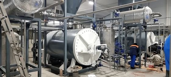Yüksek Verimli Sürekli Kurutma Makinesi 6000L Endüstriyel Kürek Kurutucu