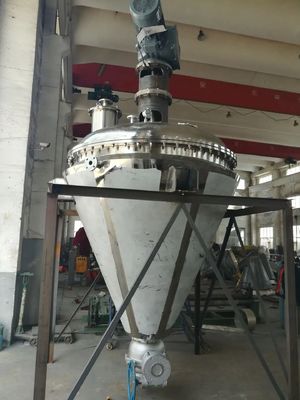Konik Vidalı Çift Koni Blender Mikseri, Spiral Şerit Karıştırıcı