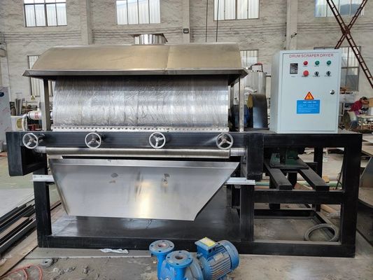 Gıda Endüstrisinde Endüstriyel Döner Tamburlu Kurutucu Paslanmaz Çelik