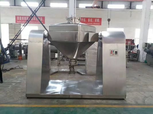 Paslanmaz Çelik Toz Karıştırma Makinesi 2rpm - 20rpm Kare Koni Karıştırıcı