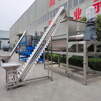 WLDH Yatay Şerit Karıştırıcı Karıştırıcı 250L-10000L Çift Sarmal Şerit Karıştırıcı