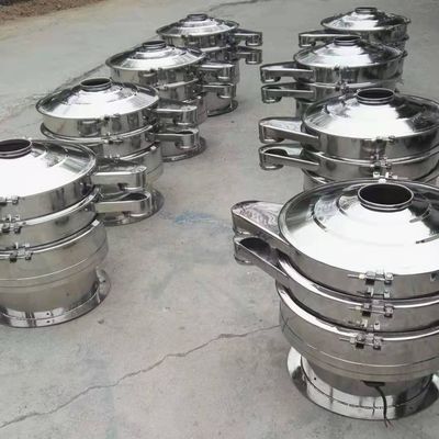 Döner Dairesel Titreşimli Elek Makinesi Toz Boya Eleme Makinesi