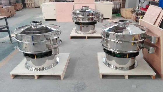 Döner Dairesel Titreşimli Elek Makinesi Toz Boya Eleme Makinesi